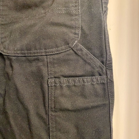 Carhartt Men's Washed Twill Relaxed Black Fit Work Pants 38x30 welding 👖 - Picture 3 of 5